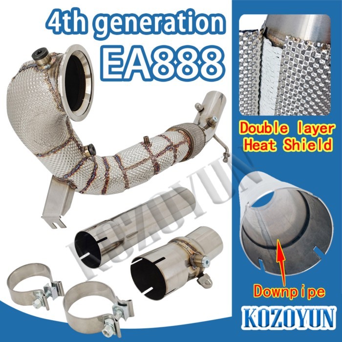 Downpipe CAT for Skoda Superb Octavia Seat Leon Formentor EA888 Gen 4 FWD 2020+