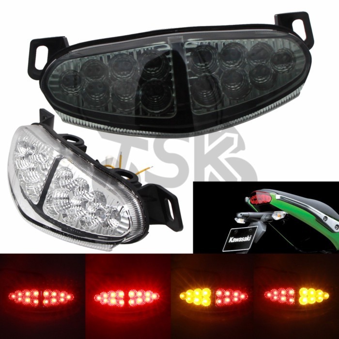 For KAWASAKI ER6N ER-6N ER 6N ER6F ER-6F ER 6F 2009 2010 2011 Motorcycle Accessories Integrated LED