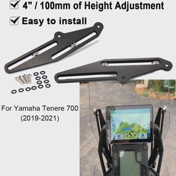Tenere 700 T7 Windshield Bracket Motorcycle Windshield Adjuster For YAMAHA TENERE 700 T700 T 700