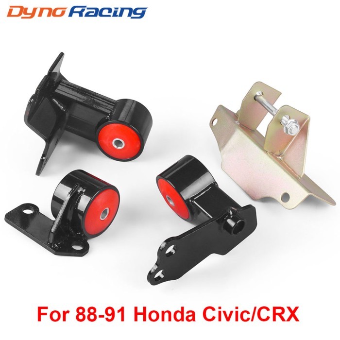 D15/D16 TO H22/H23 Engine Motor Mount Swap ForHonda EF Civic/CRX H-Series 88-91