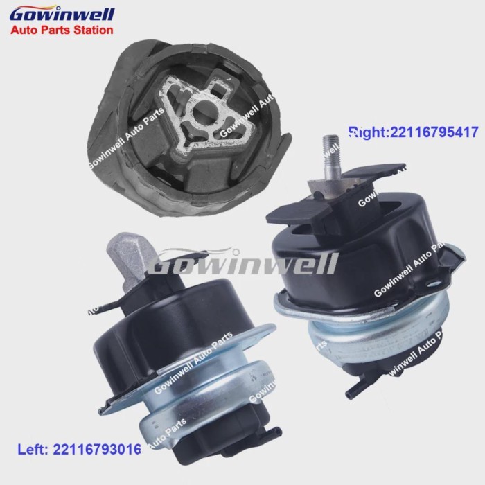 3X Hydro Bearing Engine Mount Gearbox Mounts Kit For BMW X5 X6 E70 E71 LCI 3.0d 30dX SAC SAV 221167