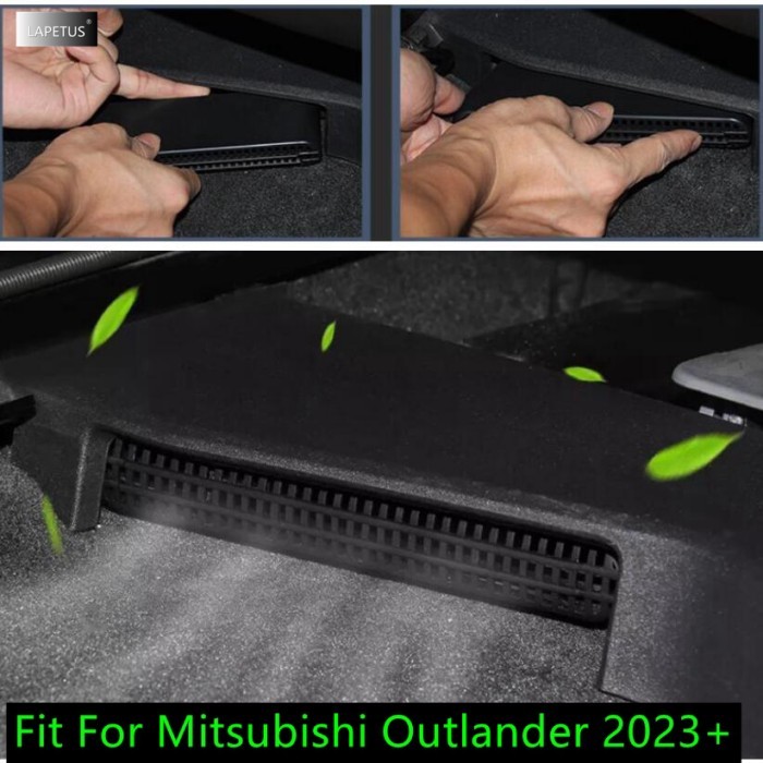 For Mitsubishi Outlander 2023 2024 2025 Car Under Rear Seat Heat Floor Air Conditioner Duct Vent Ou