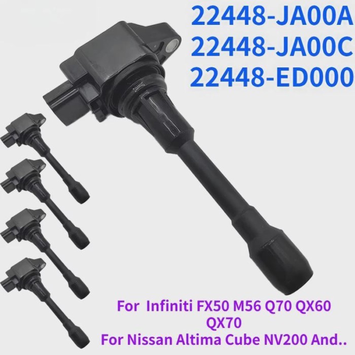 1Pcs Ignition Coil UF549 22448JA00C 22448JA00A 22448ED000 C1696 for Nissan Altima Sentra Versa Infi