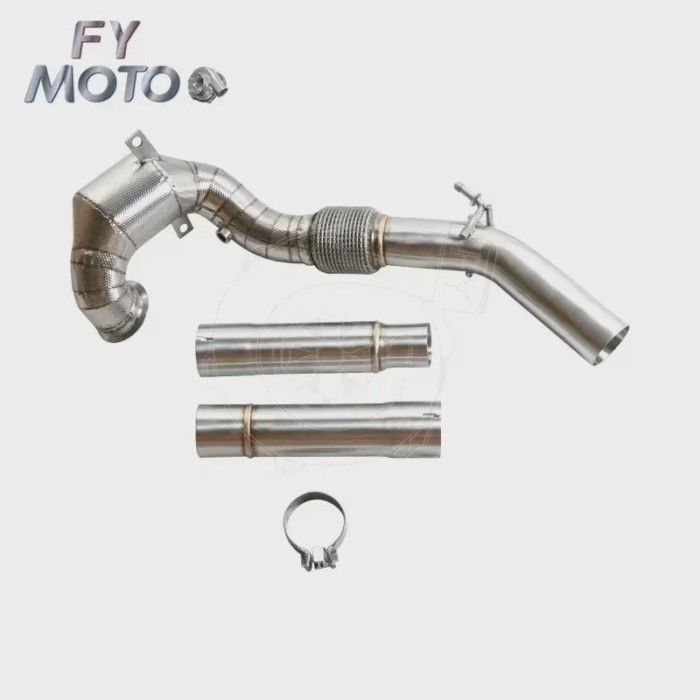 Wholesale For Golf MK7 MK7.5 GTI EA888 catted 2013+ Exhaust Downpipe