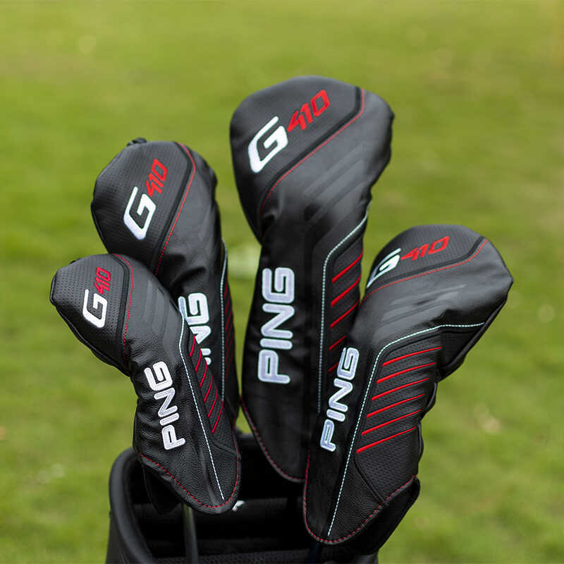 Golf Club Cover PING410 สำหรับไม้และเหล็ก ป้องกันหัวไม้กอล์ฟ