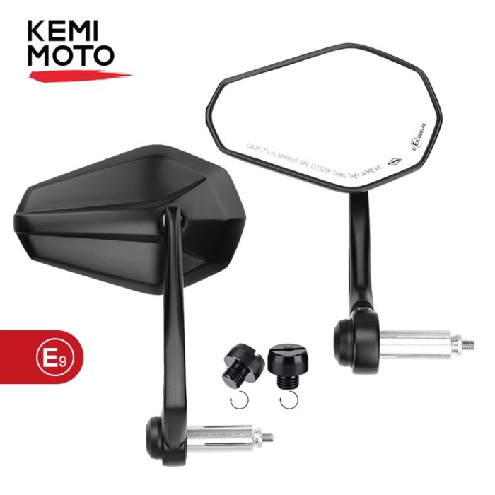 Motorcycle Bar End Mirror 7/8" 22mm Universal Motorcycle Handlebar Mirror For KAWASAKI Z650 Z750 Z8