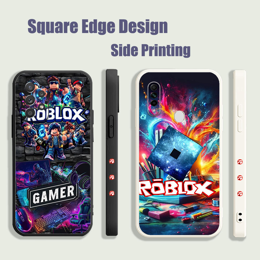 ปลอกสําหรับ Tecno Spark GO 2020 6 Air 5 Air 7 Pro 18 18P 18T ROBLOX เกม HFD06 เคสโทรศัพท์ขอบสี่เหลี่
