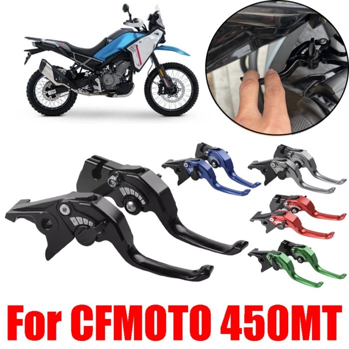 For CFMOTO CF MOTO 450MT MT450 450 MT MT 450 CF450MT Motorcycle Accessories Short Two Finger Brake