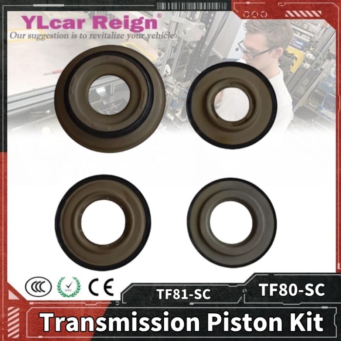 TF80SC TF80-SC TF81SC TF81-SC Automatic Transmission Rebuild Repair Piston Kit 4PCS/SET For Ford Mo
