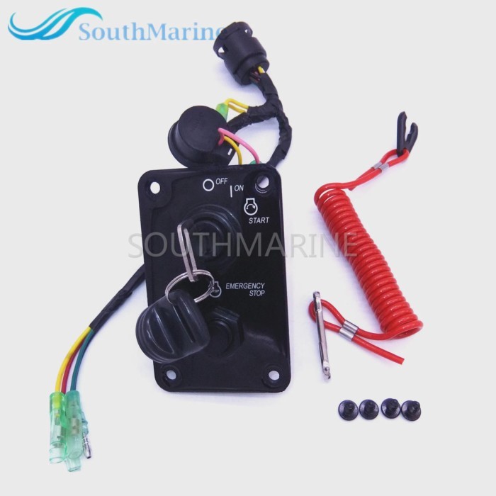 704-82570 704-82570-11-00 704-82570-12-00 704-82570-08-00 Outboard Single Engine Switch Panel Main