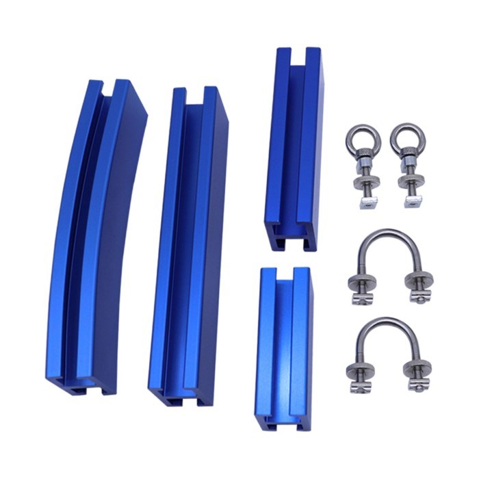 4Pcs Generic Aluminum Alloy Grooves Car Dent Puller Kit Paintless Dent Repair Remover for Truck Hai