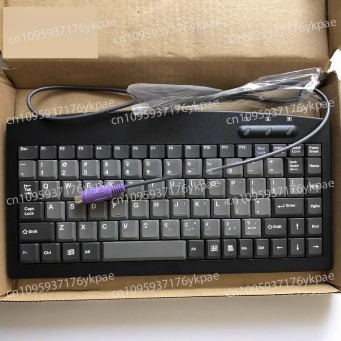 114A keyboard 88 key mini keyboard PS/2 industrial computer keyboard 96KB-88P2-B-CN1 round mouth mo