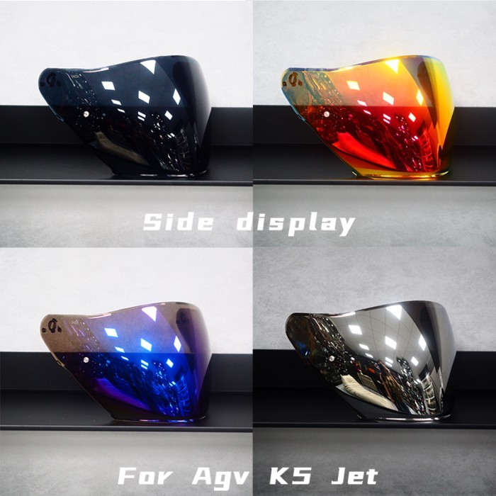 Half Helmets Visor For AGV K5 Lens Shield 3/4 Open Face Helmet Lens Fit for Casco AGV K5 JET Capace