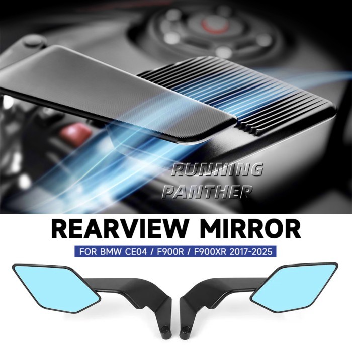For BMW CE 04 CE04 F900R F900XR F900 R F 900 XR Motorcycle Stealth Max Rearview Mirror Adjustable W