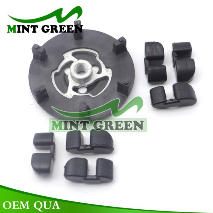 Auto Air AC Compressor Clutch Hub + Rubber For 5SE09C 5SL12C 5SEU12C 6SEU14C 6SEU17C 7SEU17C FOR To