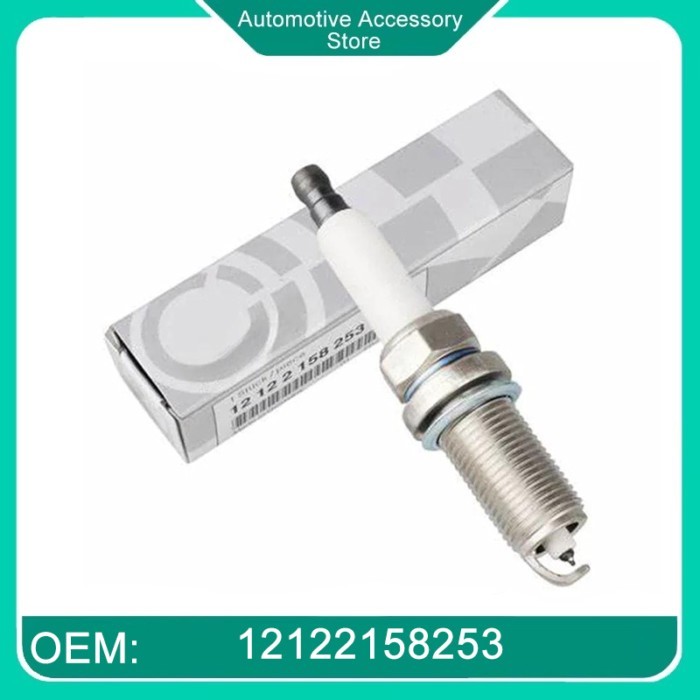 12122158253 Iridium Spark Plug for BMW 128i 323i 325xi 328i 330i 525i 528i E46 E60 E61 E90 E91 X3 X