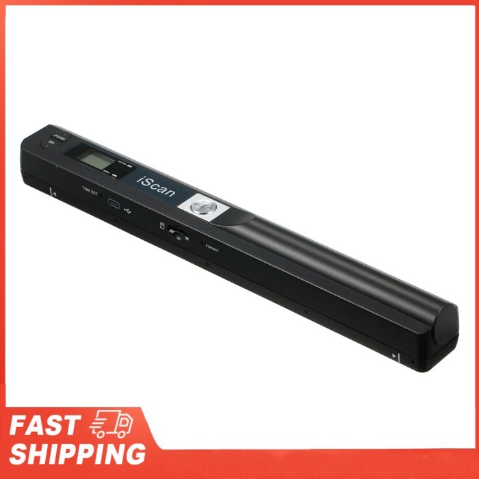 Mini Handheld Document Scanner A4 Book Scanner iScan Portable Scanner for JPG and PDF Format 300/60