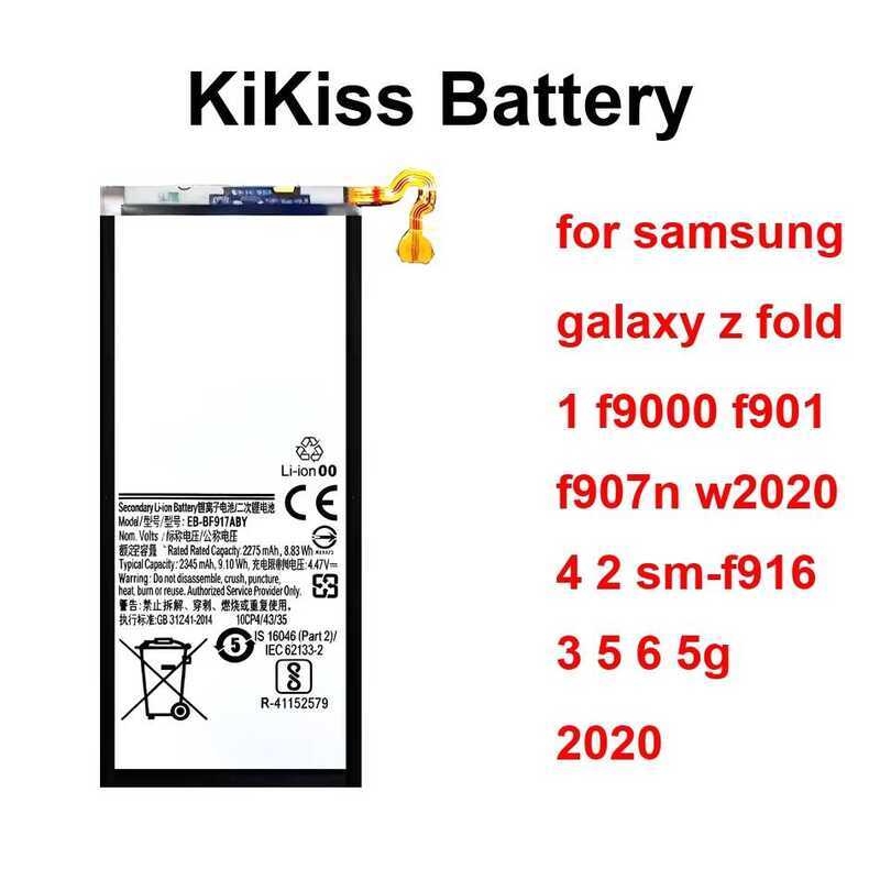 EB-BF927ABY EB-BF917ABY EB-BF916ABY For Samsung Galaxy Z Fold 1 F9000 F901 F907n W2020 4 2 SM-F916 3