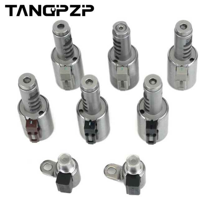 TF80SC TF81SC AF40-6 8Pcs Transmission Solenoid Kit for 2006-2011 Volvo XC60 XC90 4.4L V8 Peugeot R