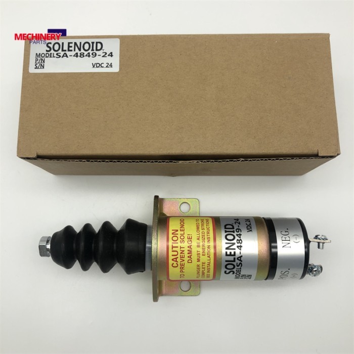 1502ES-12C6U1B1S2 1502-24C6U1B2S1A 12V 24V Fuel Stop Solenoid For Cummins Woodward Lister Perkins P