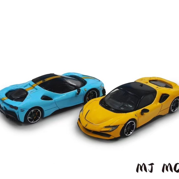 MJ MODEL 1/64 Ferrari SF90 โมเดลรถอัลลอย