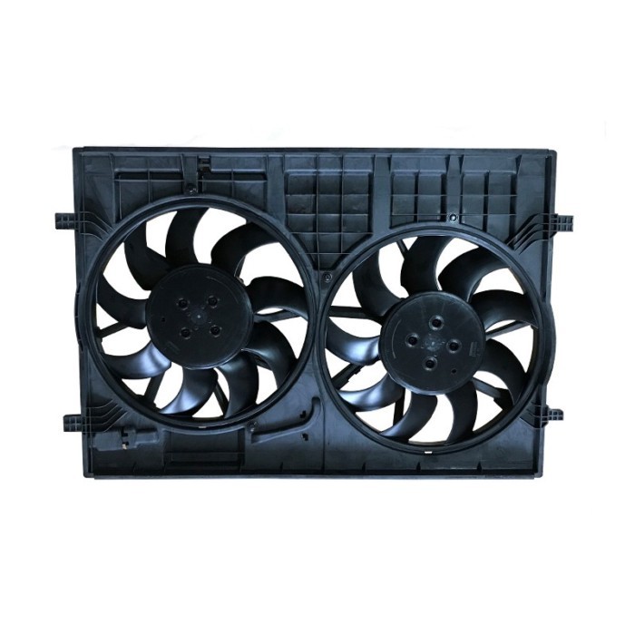 Dual Radiator Cooling Fan Assembly for VW Volkswagen Atlas 2018-2023 V6 2.0L 3.6L 3QF121207 3QG9594