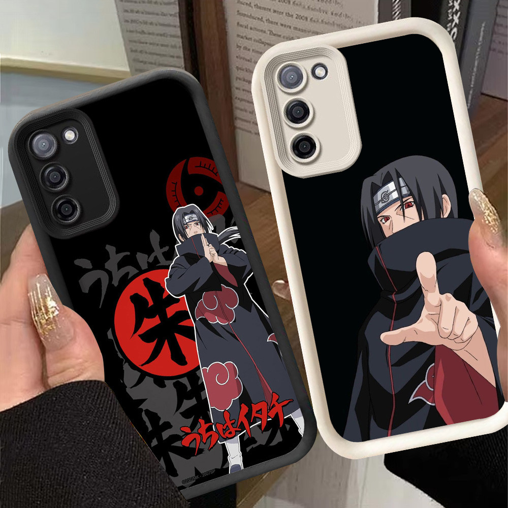 G-45 Naruto Sasuke Casing สําหรับ Samsung A31 S20 FE A71 A51 สีดําและสีขาว