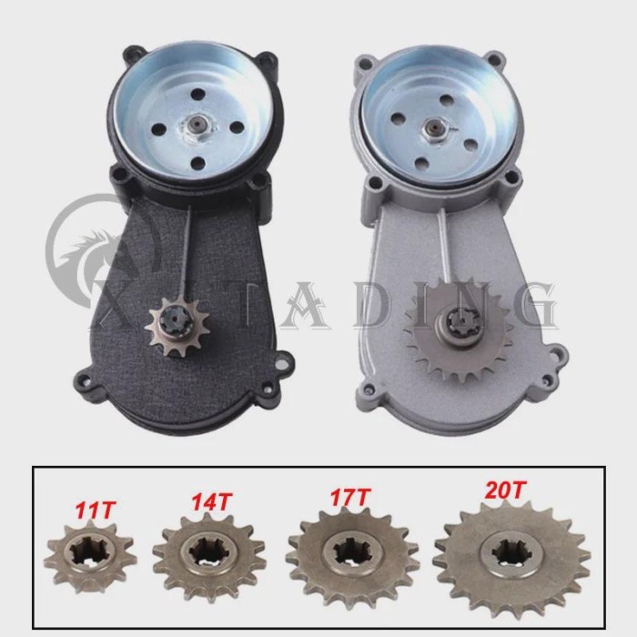 11T 14T 17T 20T T8F Transmission Gearbox and Clutch Plate for 47cc 49cc Pocket ATV Mini Dirt Bike M