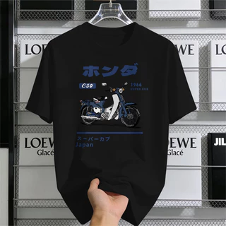 UF35 คอกลม สีดําแขนสั้น ผู้ชาย เสื้อยืด OVERSIZE COOL FASHION NEW YEAR Christmas ลายการ์ตูน CASUAL เสื้อยืดผู้ชาย