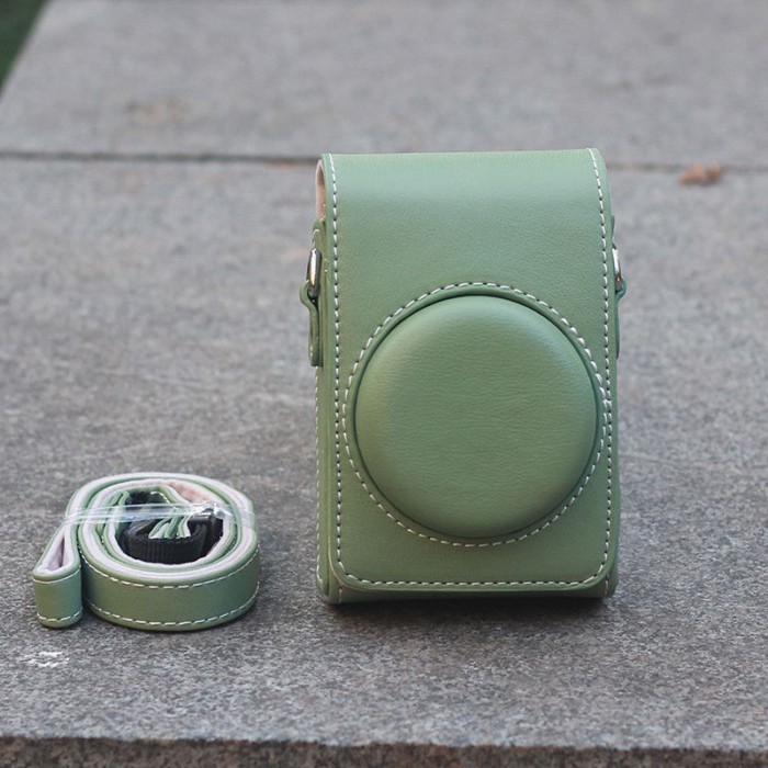 เหมาะสําหรับกระเป๋ากล้อง Canon G7X3 2 Sony ZV1M2 RX100m6/7/5A เคสหนัง ZV1F/GR3x/LX10