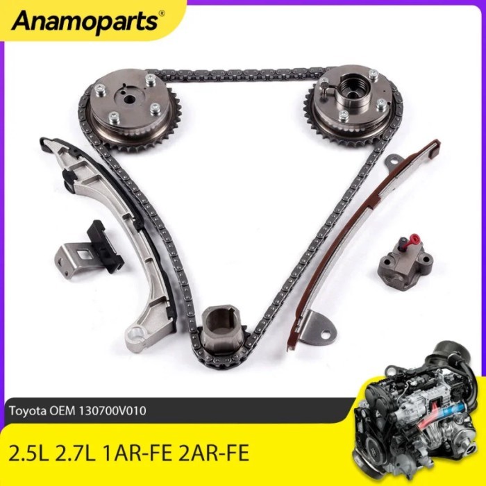 Timing Chain Kit fit 2.5 2.7 L 1AR-FE 2AR-FE 10-14 For TOYOTA AVALON CAMRY Highlander RAV4 SIENNA V
