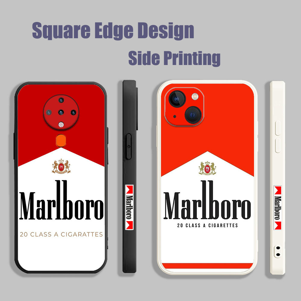 SAMSUNG สําหรับSamsung A20/A30 A30S A50S A53 A32 A22 A03 A23 A13 Malboroโลโก้รูปแบบJGL76 เคสโทรศัพท์