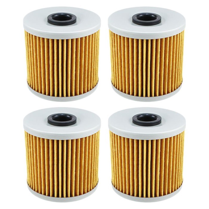 1/2/4pcs Cyleto Motorcycle Oil Filter for Kawasaki KL250 KL600 KL650 Tengai 650 KLR250 KLR600 KLR65