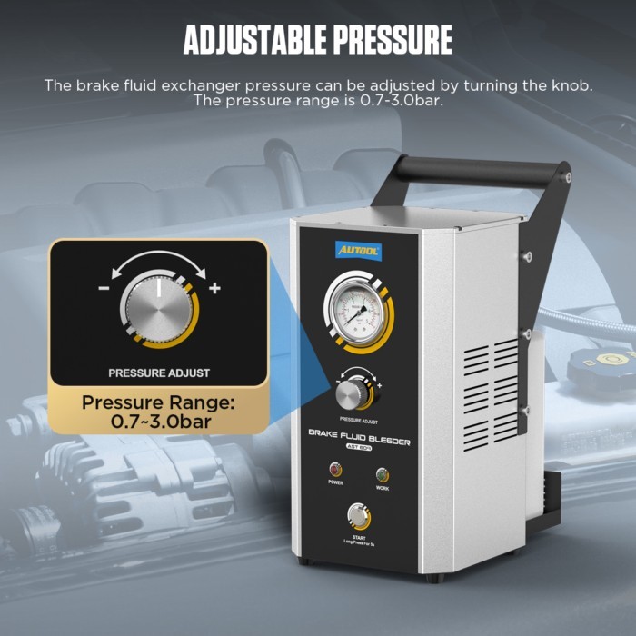 AUTOOL AST609 Oil Changer Machine Brake Oil Extractor Pulsating Brake Oil Change Machine Brake Oil