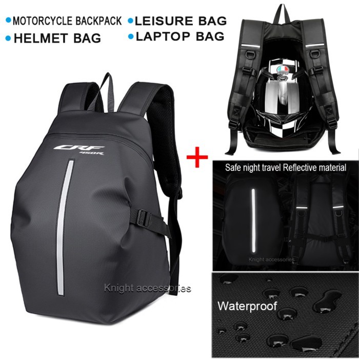 For CRF450R CRF 450R crf450r Motorcycle backpack large multi-purpose cycling backpack helmet bag re