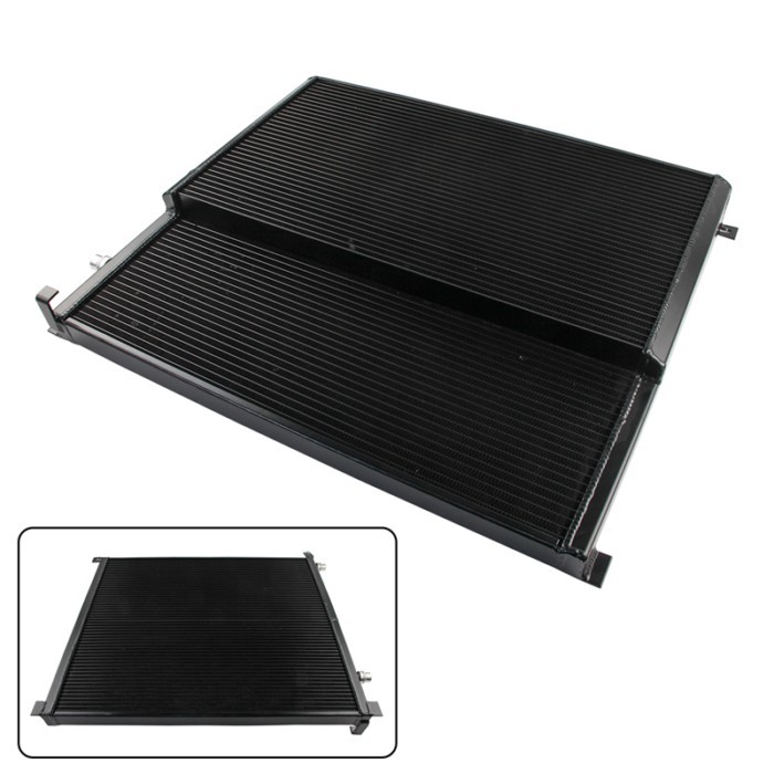 Front Mount Tube & Fin Enlarged Sports Water Radiator For BMW B58 G05 X5 F95 G06 X6 F96 40i/40ix Up