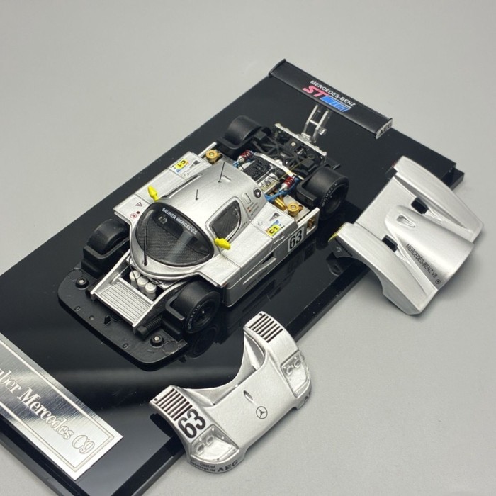 YS Brave Victory 1: 64 Mercedes-Benz Sober C9 Le Mansai Sauber No. 63 เปิดฝาครอบโลหะผสมรถรุ่น