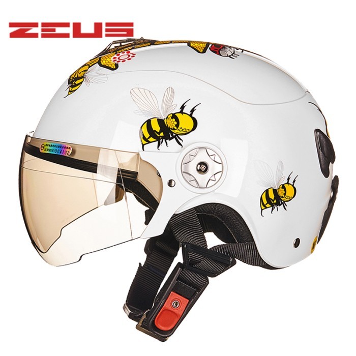 Children's motorcycle helmet little boy little girl summer scooter bike helmet ZUES-108 ABS semi-co