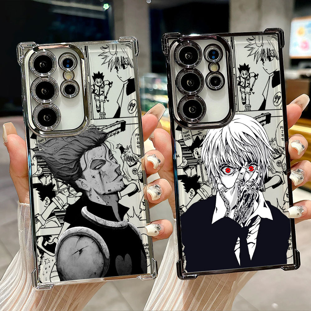 Gon Killua Hisoka HUNTERHUNTER Hot Clear Case สําหรับ Samsung S26 S25 S24 S23 S22 S21 Ultra S25FE Pl
