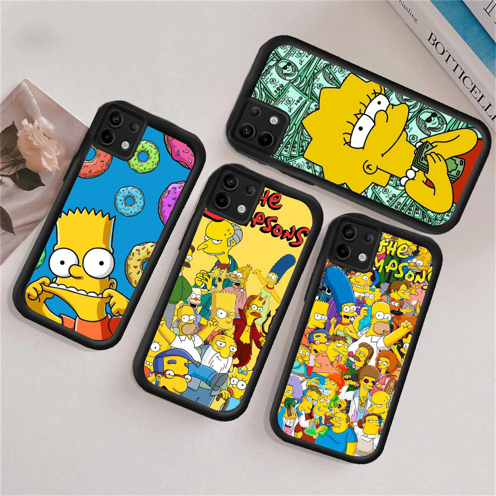 WC38 Simpson Casing สําหรับ Hp ชุบ Tecno ITEL Infinix Spark Pova POP Zero 5 P55 RS4 8 A70 GO 30 7 20