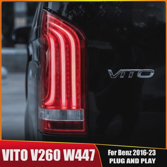 1 Pair Tail light For Mercedes Benz VITO V250 V260 V260L Taillights LED Retrofit Maybach w447 DRL R