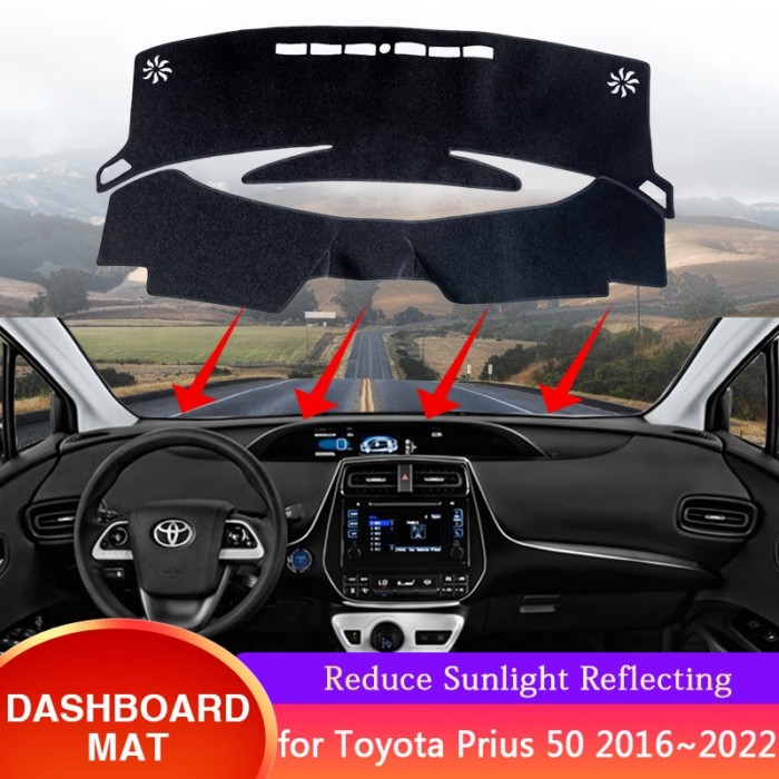 Fit for Toyota Prius XW50 50 2016~2022 Car Dashboard Dash Mat Cover Protective Avoid Light Carpet P