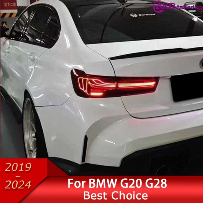 Car Taillights For BMW G20 G28 2019-2024 LED Laser Taillights 330i 320i 325i Rear Fog Brake Turn Si