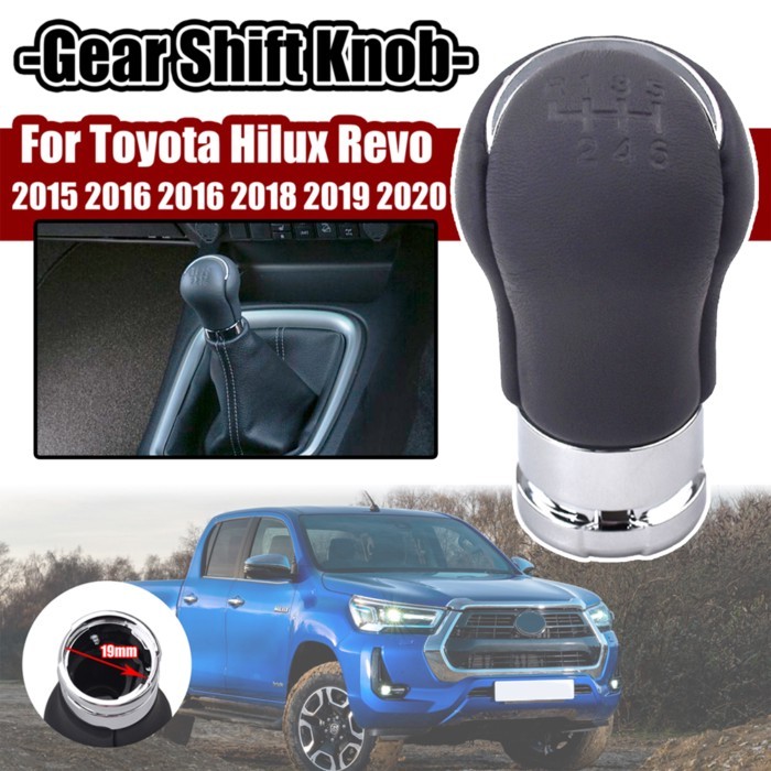 MT Gear Shift Knob Manual 6 Speed Transmission For Toyota Hilux Revo 2015 2016 2017 2018 2019 2020