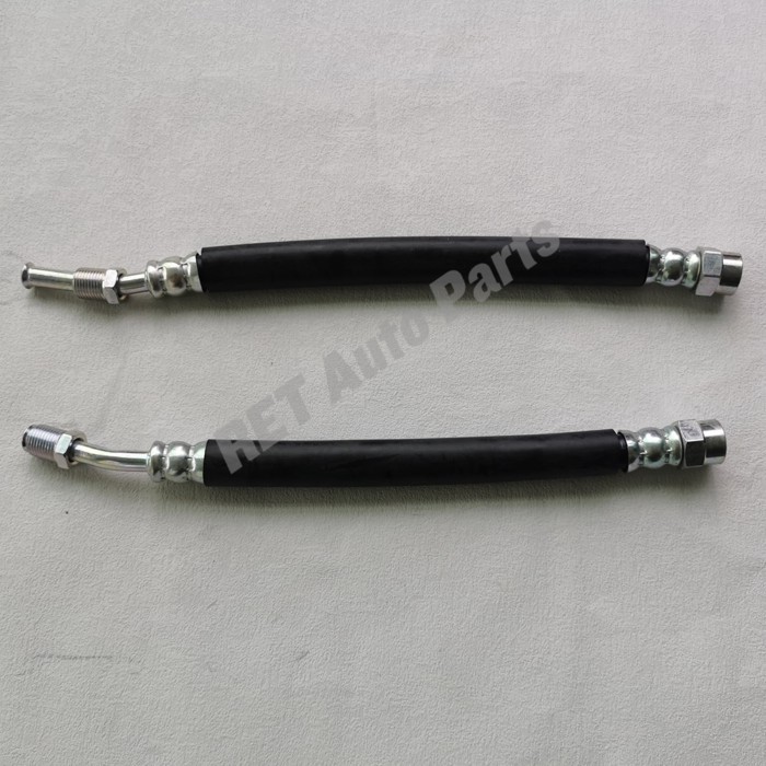 2PCS Engine Oil Cooler Feed & Return Hose for Mitsubishi Pajero Sport K94W L200 Triton K64T K74T 2.