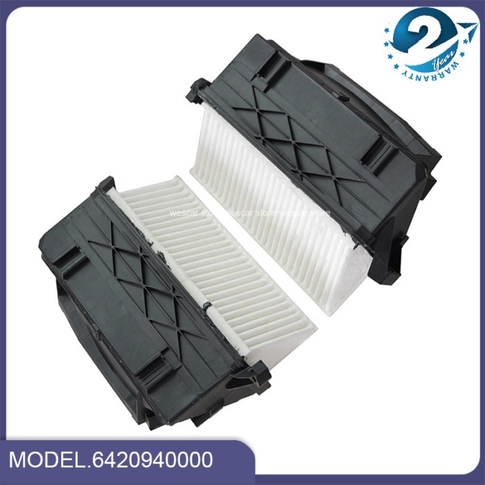 2pcs Air Filters For Mercedes OM642 W204 S204 W212 S212 X164 W164 W221 C/E/GL/ML/S 300 320 350 CDI