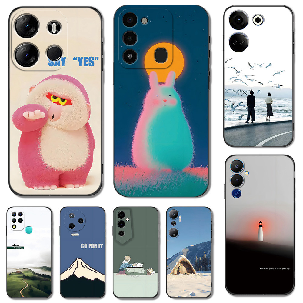 เคส สำหรับ Techno Tecno Spark 10 4G 5G / Spark 10 Pro 10C / Pop 7 Pro อินฟลูเอนเซอร์ ความคิดสร้างสรร