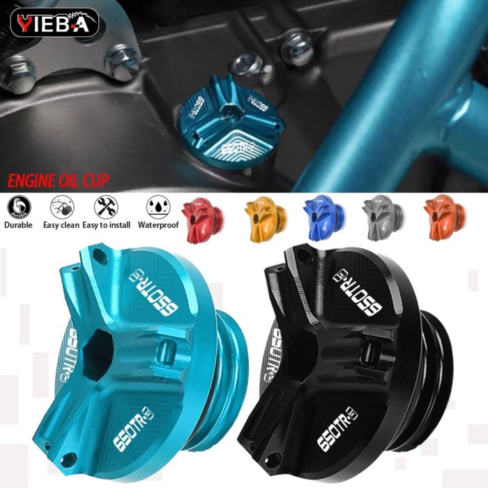 2024 Motorcycle M19*2.5 Engine Oil Cup Fuel Filler Tank Cap Cover For CFMOTO CF MOTO 650TR-G 650TRG