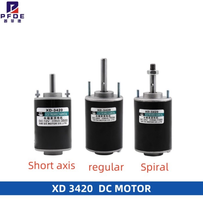 NEW  High Torque DC Motor 12V/24V Permanent Magnet Motor Mini DC Motor DIY Generator Motor CW/CCW