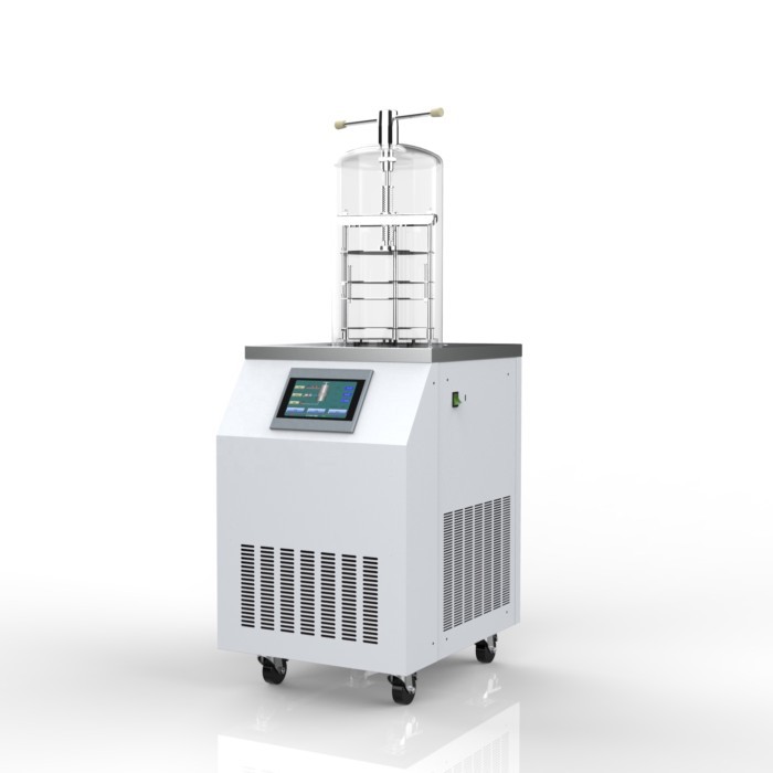 Lab Vacuum Freeze Dryer Lyophilizer Machine Extract Culture Benchtop 4.5l 50C 50 Degree 80 Deg 84 C